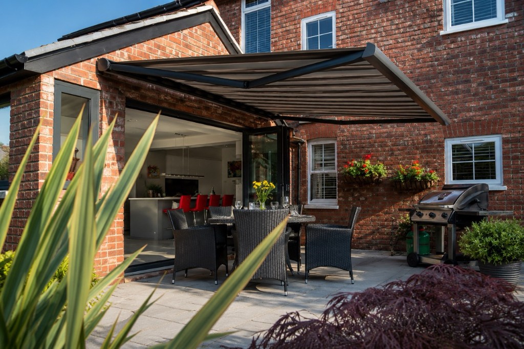Tiger awning by Shutter Envy