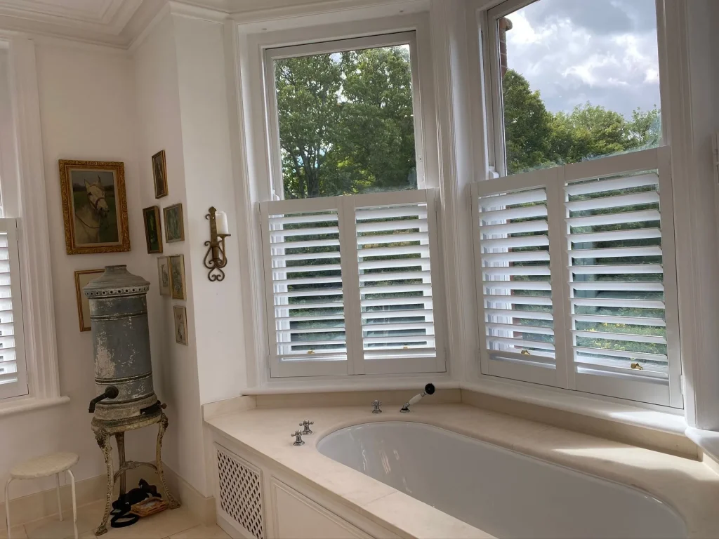 British Made Shutters fitted to a Leicestershire window