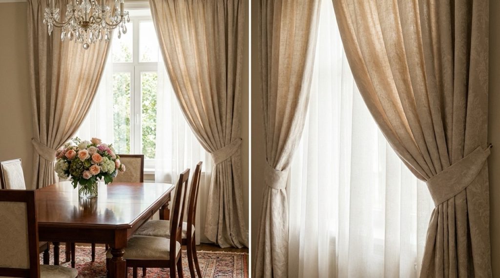 When are curtains the better choice Large