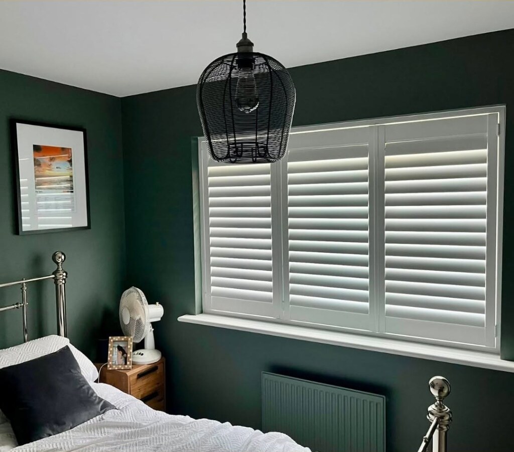 Bedroom Plantation Shutter Installation